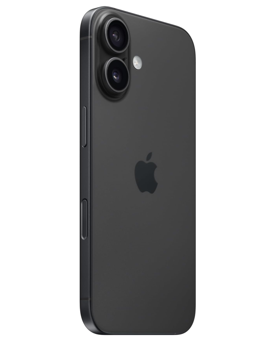 Apple iPhone 16 128 GB: 5G Mobile phone with Apple Intelligence, Camera Control, A18 Chip and a Big Boost in Battery Life. Works with AirPods; Black