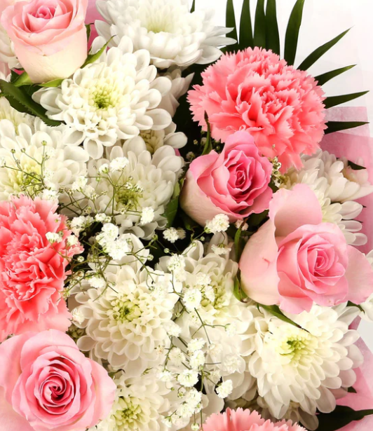 Pink Snow White Bouquet