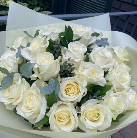 White Roses Bouquet