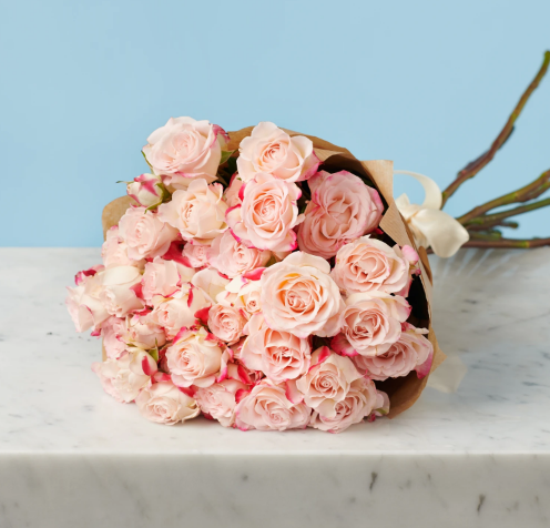 10 Pink Roses from Kenya