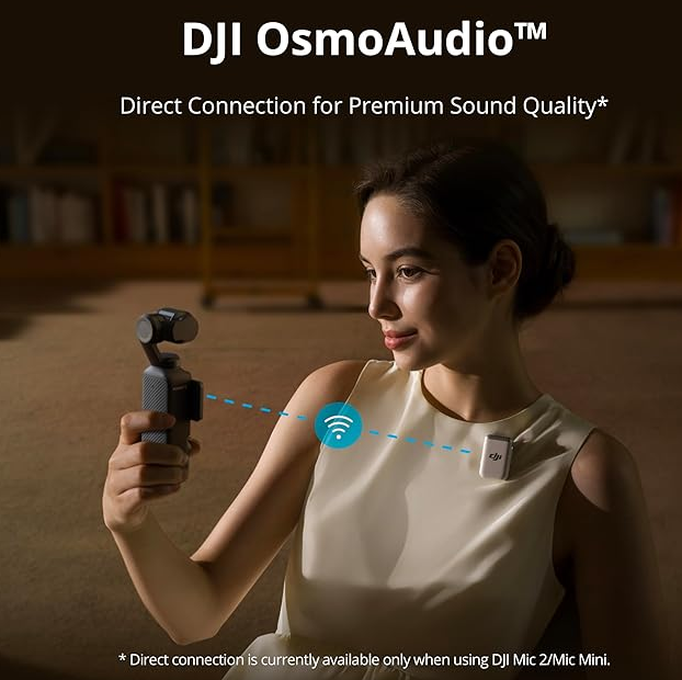 DJI Osmo Pocket 3 Creator Combo, Vlogging Camera with 1'' CMOS & 4K/120fps Video, 3-Axis Stabilization, Face/Object Tracking, Fast Focusing, Mic Included for Clear Sound, Small Camera for Photography