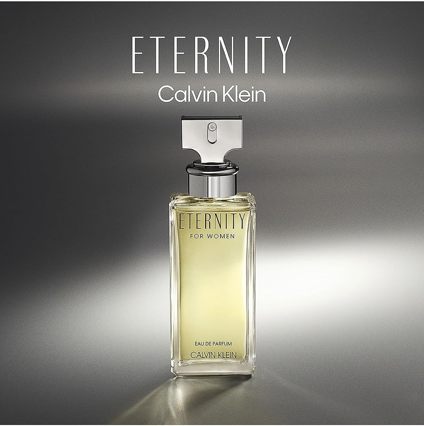 CALVIN KLEIN Eternity - Eau de Parfum for Women - Floral Fragrance with Notes of Bergamot, White Rose and Sandalwood - High Longevity - 100ml