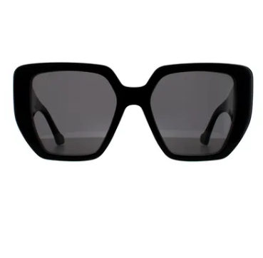Gucci Square Black Grey Sunglasses