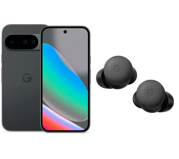GOOGLE Pixel 10 (128 GB, Obsidian) & Pixel Buds Pro 2 Wireless Bluetooth Earbuds Bundle