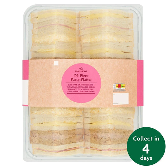 FTO Party Sandwich Platter (24 Pieces) - Eat On Same Day