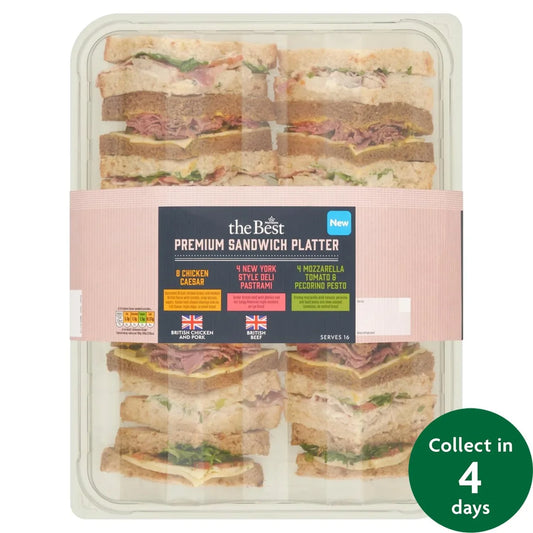 FTO The Best Premium Sandwich Platter (16 Pieces) - Eat On Same Day
