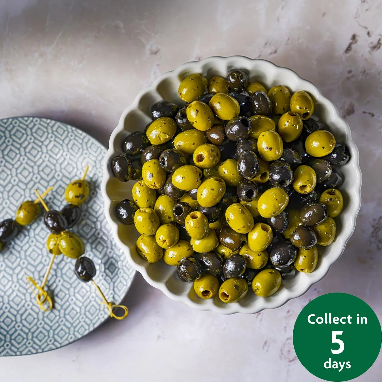 FTO Mixed Olives With Herbs 500g (Serves 8)
