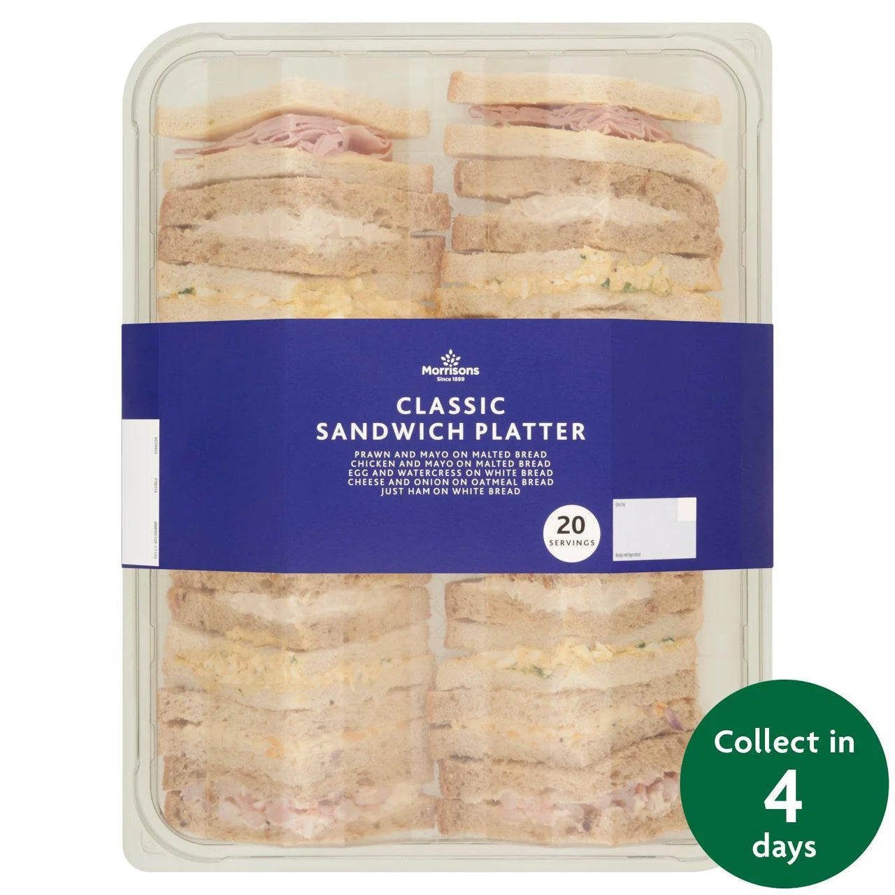 FTO Classic Sandwich Platter (20 Pieces) - Eat On Same Day
