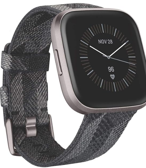 Fitbit Versa 2 Health & Fitness Smartwatch with Voice Control, Sleep Score & Music