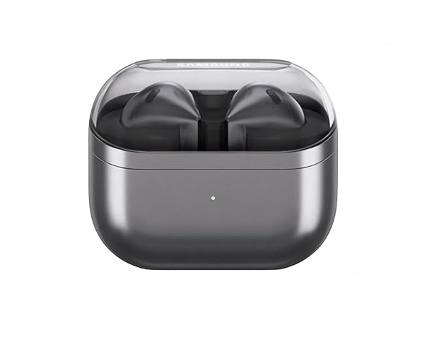 Samsung Galaxy Buds3 with Galaxy AI, Wireless Earbuds, Noise Cancelling, Bluetooth, 360 Audio, Silver, 2 Year Samsung Extended Warranty (UK Version)