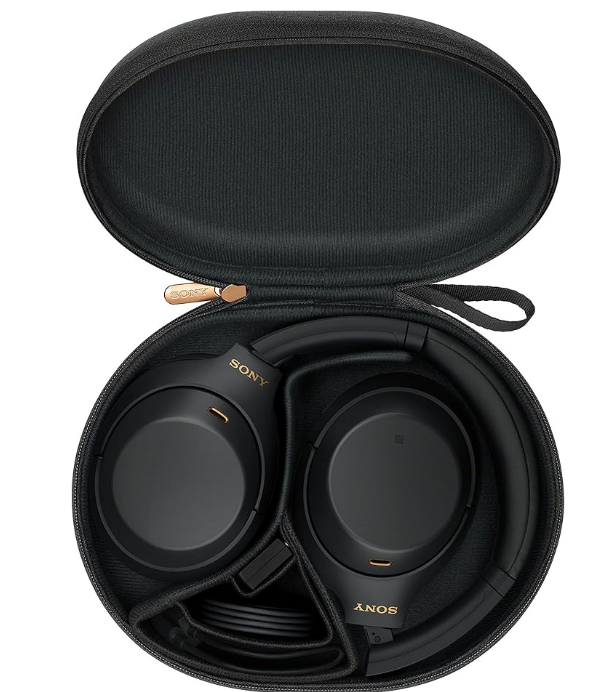 Sony WH-1000XM4 Noise Cancelling Wireless Headphones - 30 hours battery life - Over Ear style - Optimised for Alexa and the Google Assistant - with built-in mic for phone calls - Black