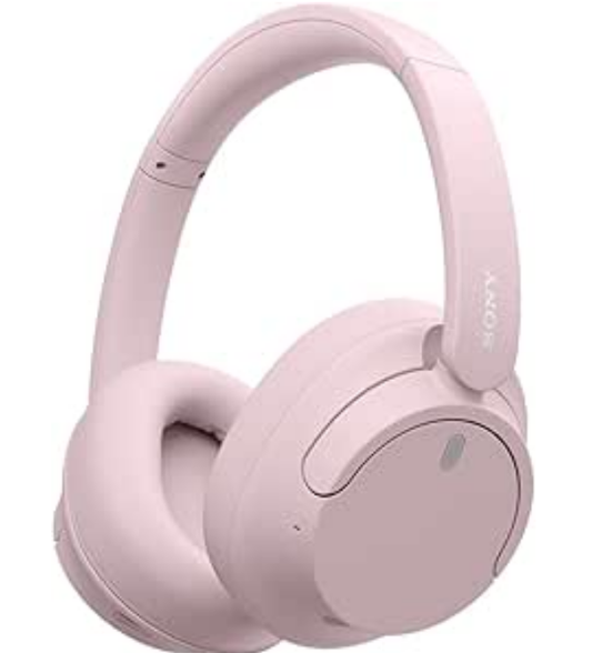 Sony WH-CH720N Wireless Bluetooth Noise Cancelling Over-Ear Headphones, Sound, Ambient Sound Mode, Lightweight Design, up to 50 hr battery life, iOS & Android - Pink