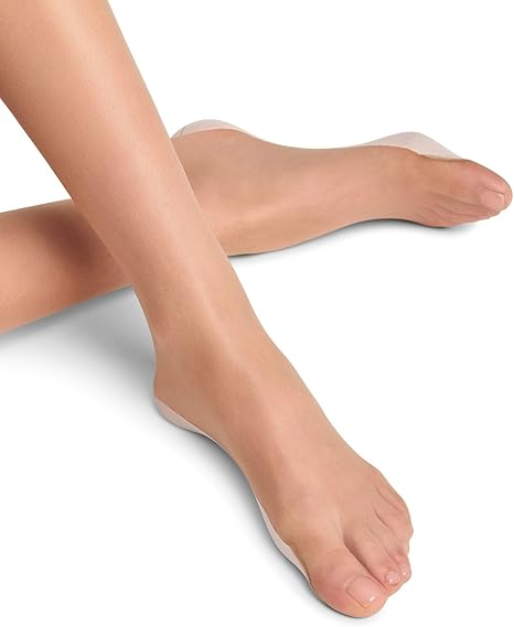 FALKE Women's Kinga Mathe W Stu Ultra-Sheer Plain 1 Pair Stay-Ups, Skin Colour Powder 4069, S