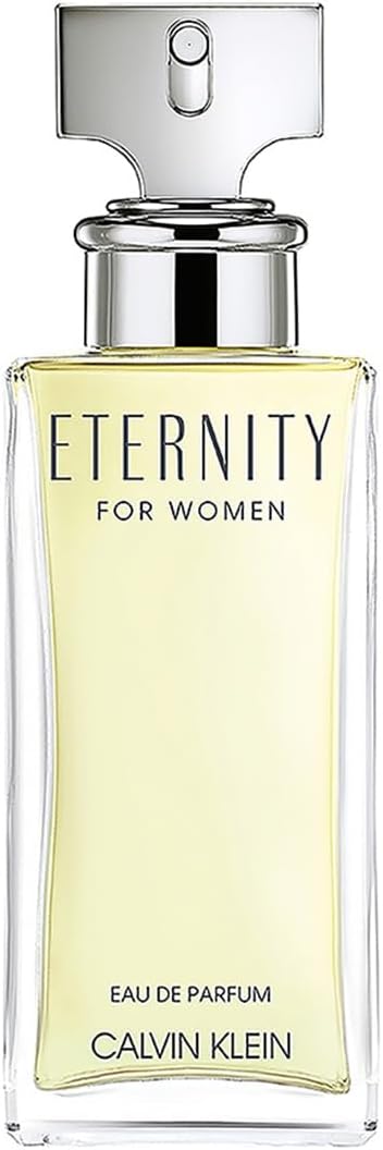 CALVIN KLEIN Eternity - Eau de Parfum for Women - Floral Fragrance with Notes of Bergamot, White Rose and Sandalwood - High Longevity - 100ml