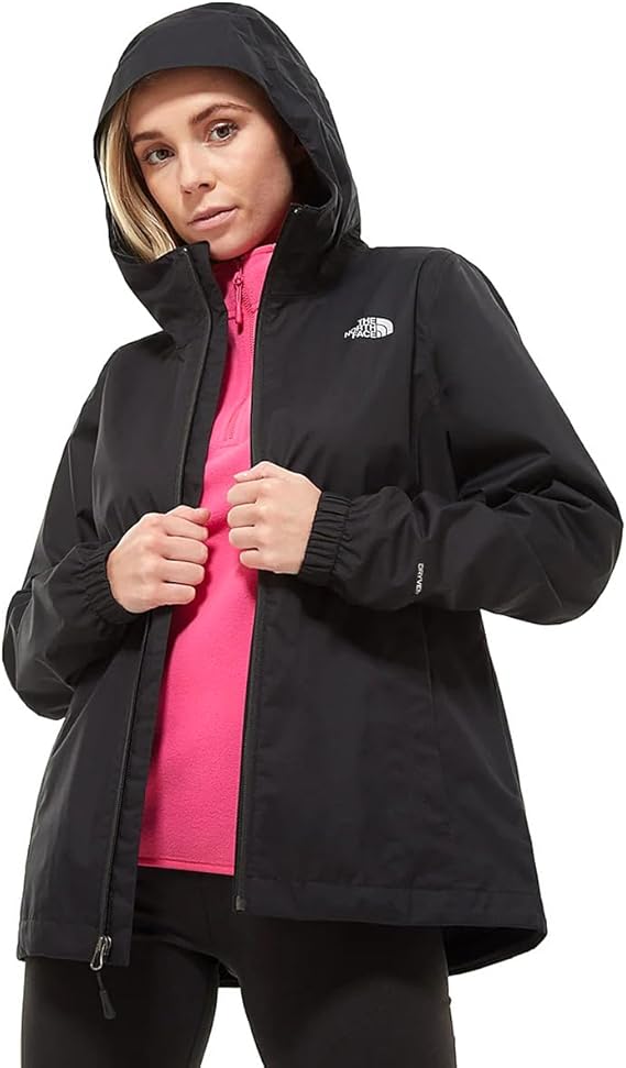 THE NORTH FACE - Women's Quest Hooded Jacket - Waterproof Breathable - Vivid Black
