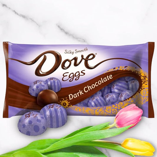 DOVE PROMISES Easter Dark Chocolate Candy Eggs 8.87-Ounce Bag