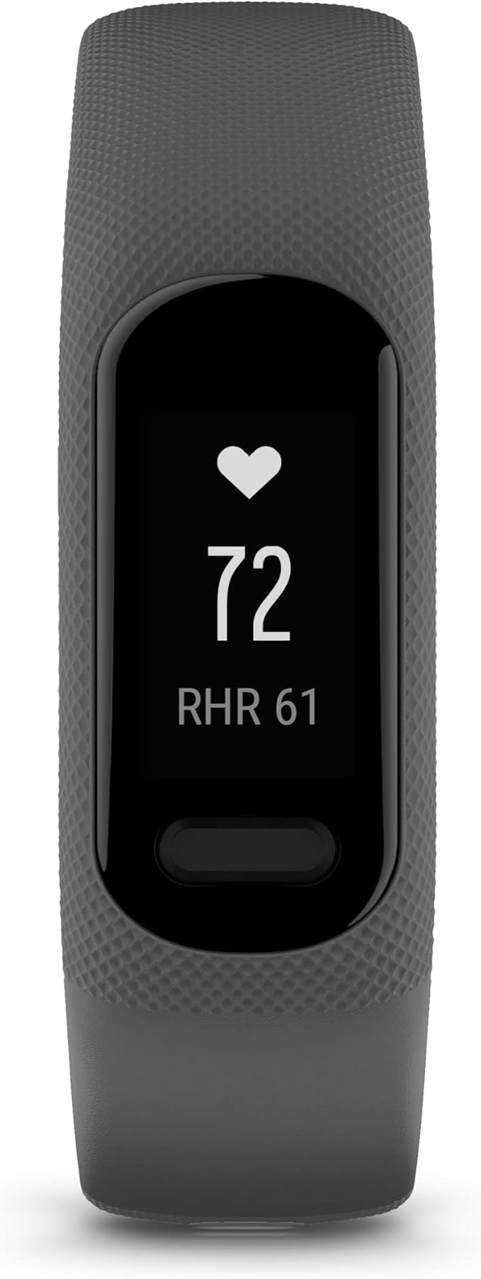 Garmin vivosmart 5, Smart Health and Fitness Activity Tracker with Touchscreen, Black, Large