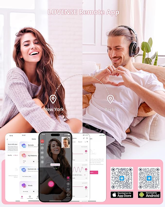 LOVENSE Lush 2 G Spot Vibrator with App Remote Control, Long Distance Vibrator, Wearable Sex Toy for Women, Adult Sex Toys with 10000+ Custom Vibration Modes