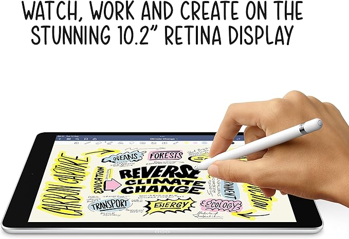 2021 Apple iPad (10.2-inch, Wi-Fi + Cellular, 256GB) Space Grey (Renewed)