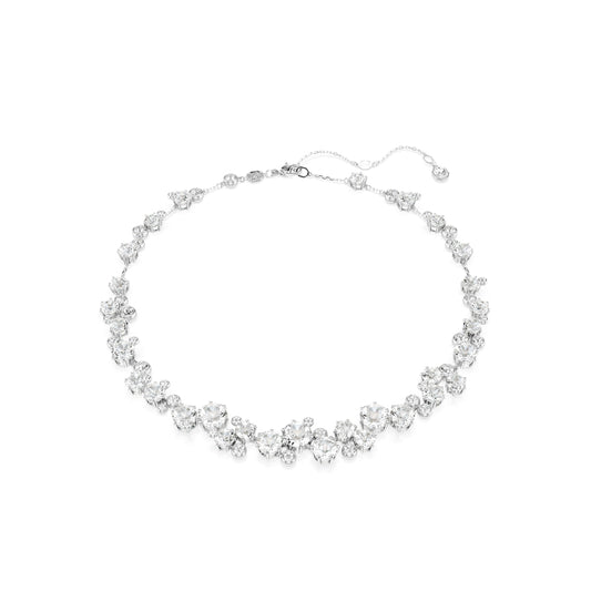 Swarovski Silver Constella Round Cut Rhodium Plated Necklace