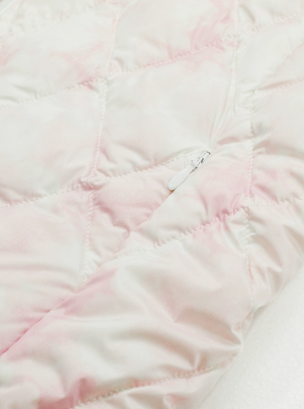 Women's down jacket stand collar down vest pink warm youth fashion light