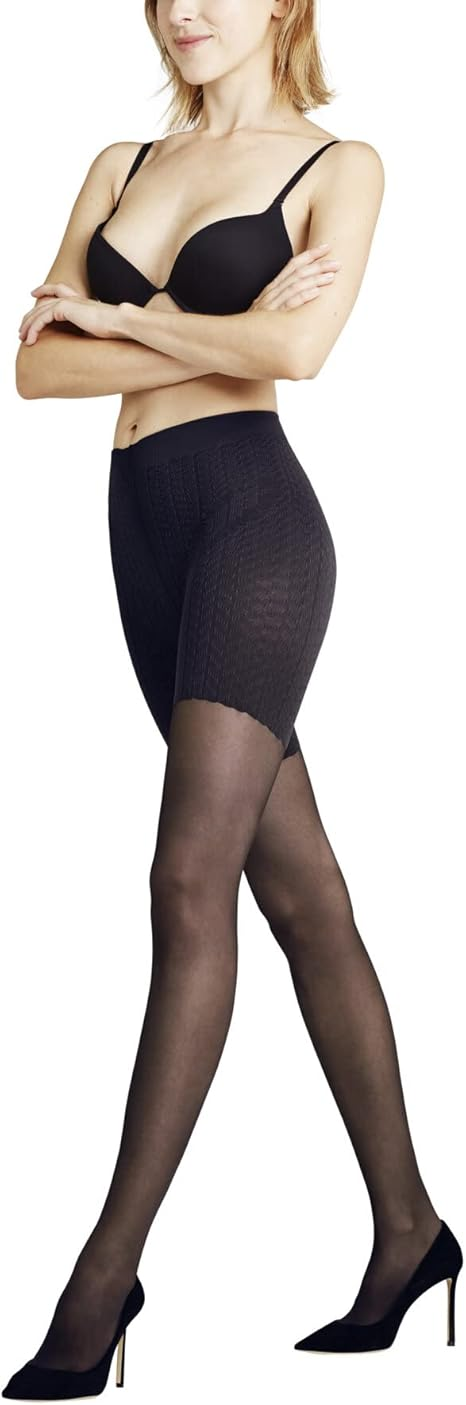 Visit the FALKE Store FALKE Women's Cellulite Control 20 DEN Tights Sheer Transparent Micro-Massage Of Cellulite Zones And Lymph Nodes Stimulates Blood Circulation For Increased Energy Matt Plain Fine Soft Yarn 1 Pair