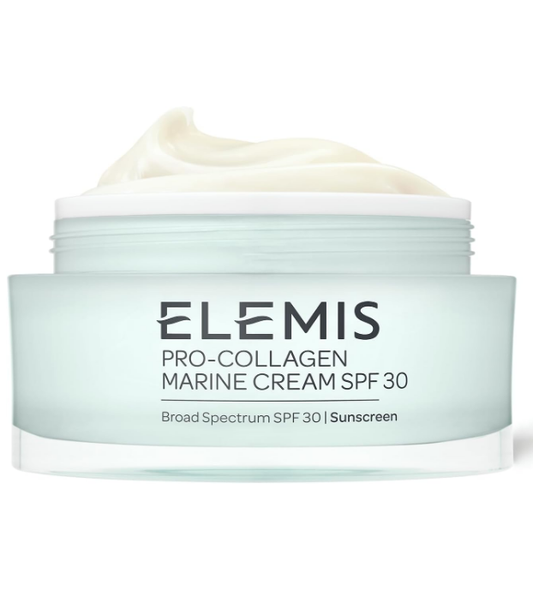 ELEMIS Pro-Collagen Marine Cream SPF30 – Anti-Wrinkle Face Moisturiser, Hydrating Day Cream, 50ml