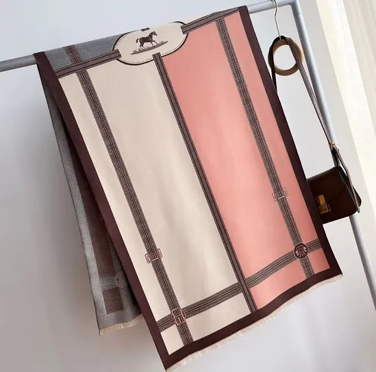 Lemon Daisy Accessories Horse Print Wrap Scarf Shawl