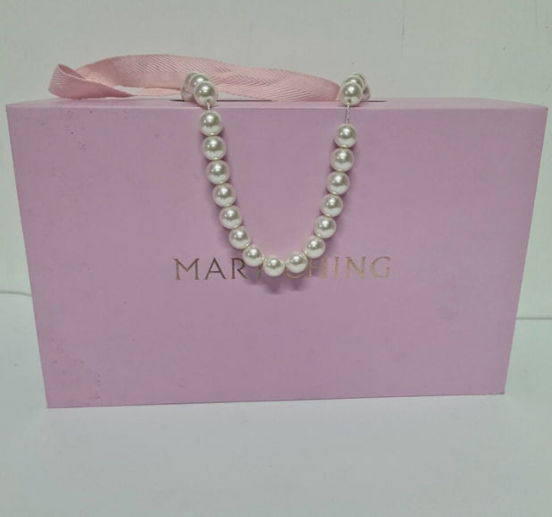 Women's High Heels Leather Shoes Mary Ching Jacqueline 105 Pink Size Optional