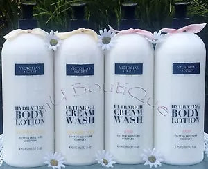 2 VICTORIAS SECRET LARGE BODY CARE ACAI OR COCONUT MILK LOTION CREAM WASH 32OZ