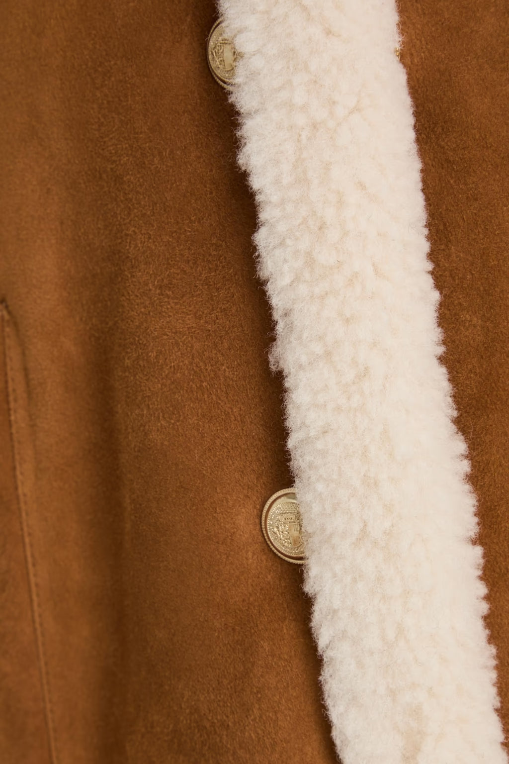 MAJE Shearling jacket