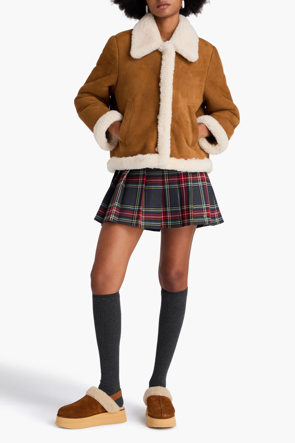 MAJE Shearling jacket