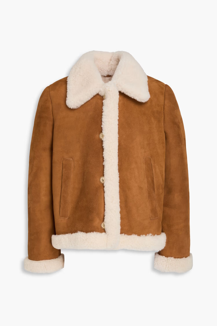MAJE Shearling jacket